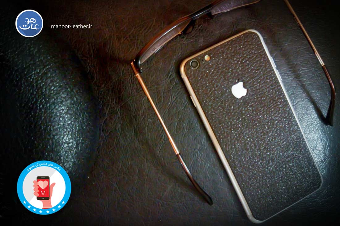 dark brown leather