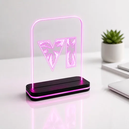 استند LED نئونی ماهوت