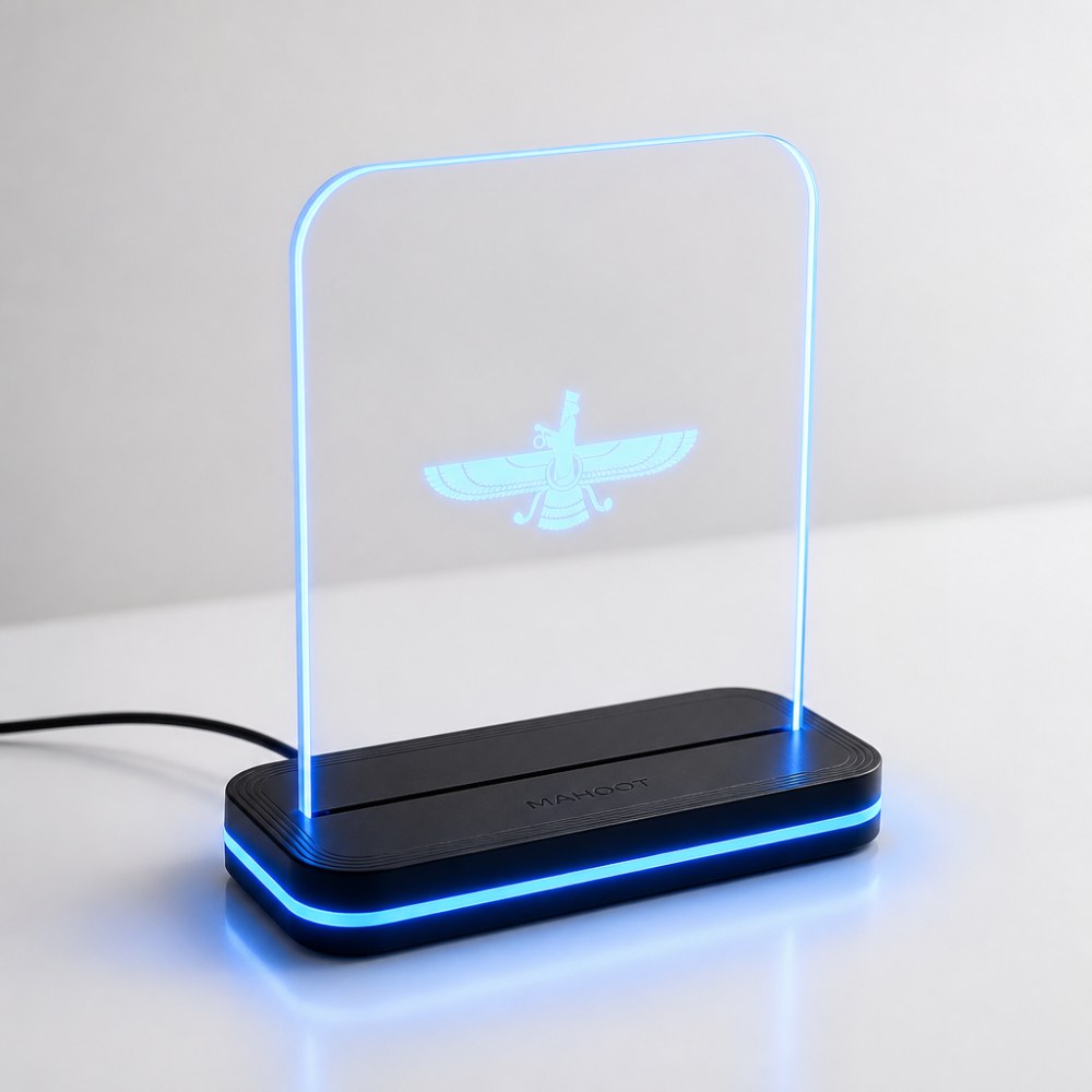 حکاکی روی استند LED